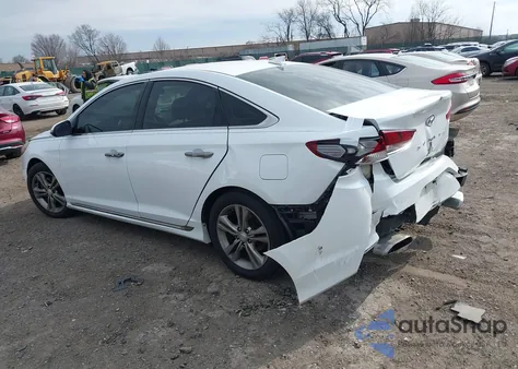 2018 Hyundai Sonata Sport из США, поврежденный, VIN 5NPE34AF4JH605120
